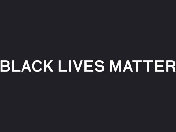 Black Lives Matter in white text on black background.